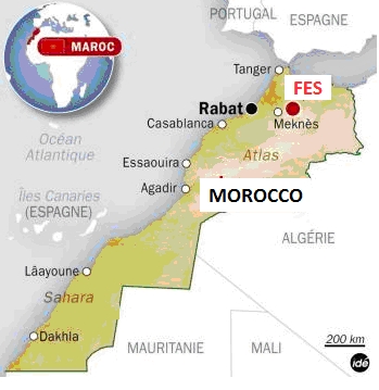 Fez Map Fez Map